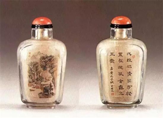 Late Qing inner-painted snuff bottle pair