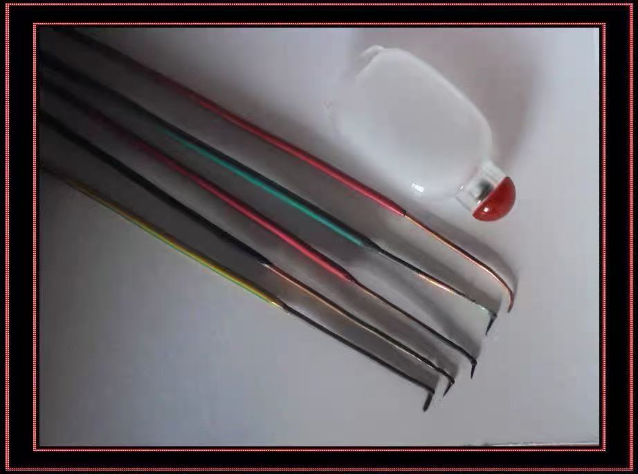 A curved brush used for inner painting