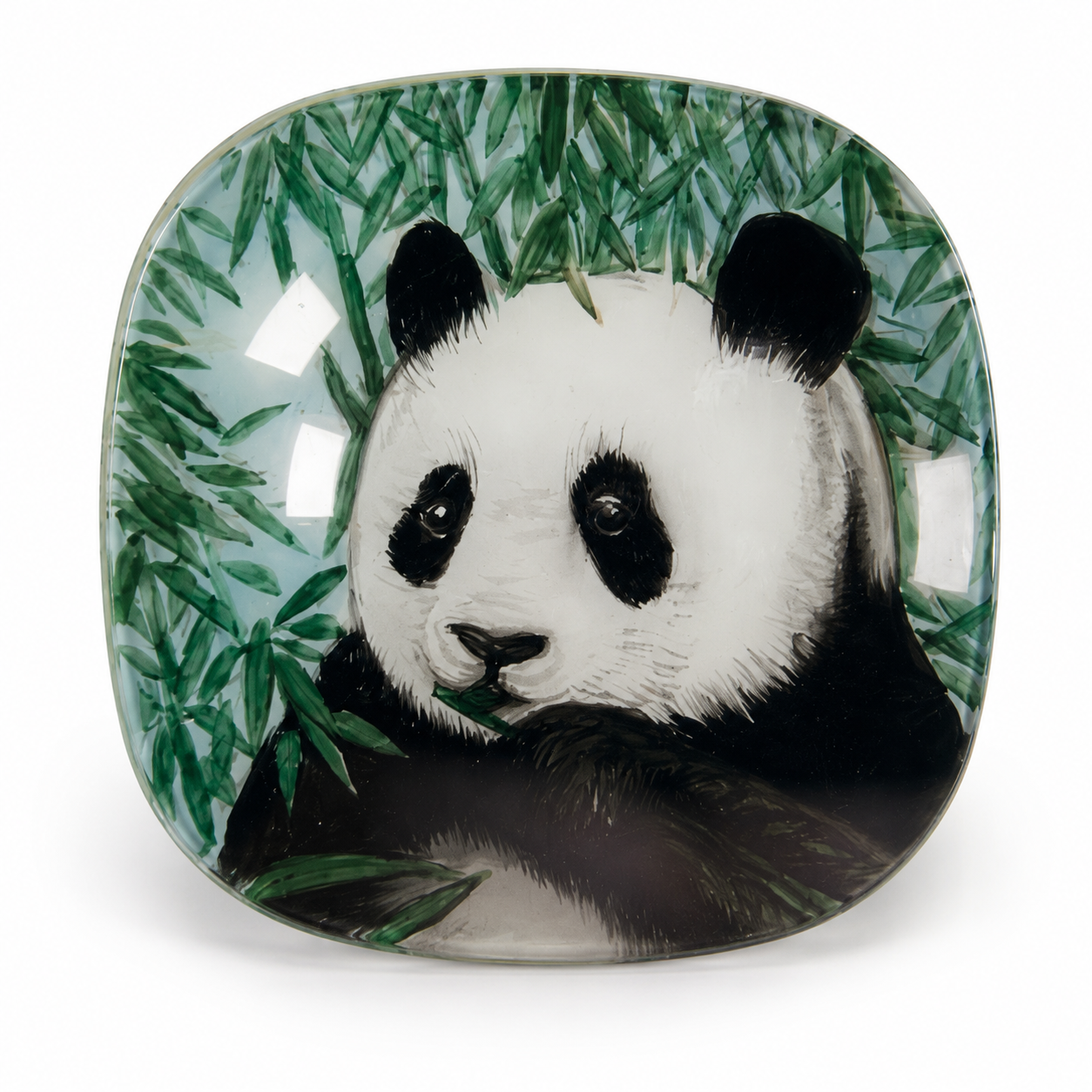 Hand painted Manman Panda sapphire dial